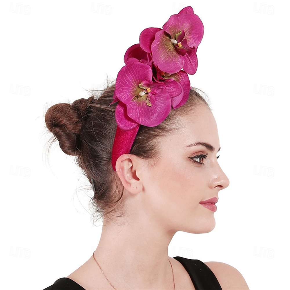 accessoire Polyester Mariage Soirée Élégant Mariage Avec Fleur Casque Couvre-chef de 2025 ? $21.99 –P6