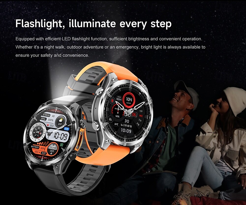 iMosi HD300 Smart Watch 1.43 inch Smartwatch Fitness Running Watch Bluetooth Pedometer Call Reminder Sleep Tracker Compatible with Android iOS Women Men Hands-Free Calls Waterproof Media Control IP68 2025 - $67.99 –P15