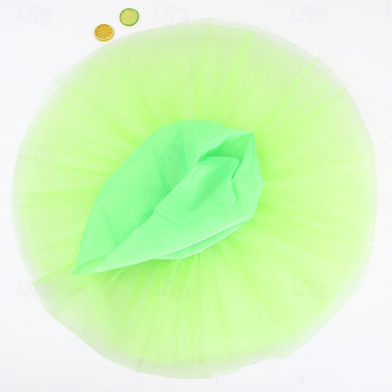 Barn Jente Skjørt Helfarge Aktiv Netting utendørs 4 år + Sommer Lys Rosa Flerfarget Svart 2025 - $6.99 –P7