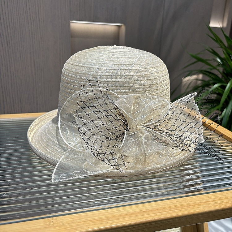 Kopfstück Tüll Hochzeit Abendgesellschaft Elegant Hochzeit Mit Tüll Kopfschmuck Kopfbedeckung 2025 - $19.99 –P9
