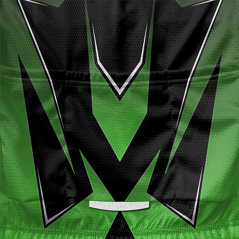 Homme Maillot Velo Cyclisme Manche Courte Cyclisme Tee-shirt Maillot avec 3 poches arrière VTT Vélo tout terrain Respirable Séchage rapide Conception anatomique Mèche Bleu Vert Des sports Vêtement de 2025 ? $25.99 –P5