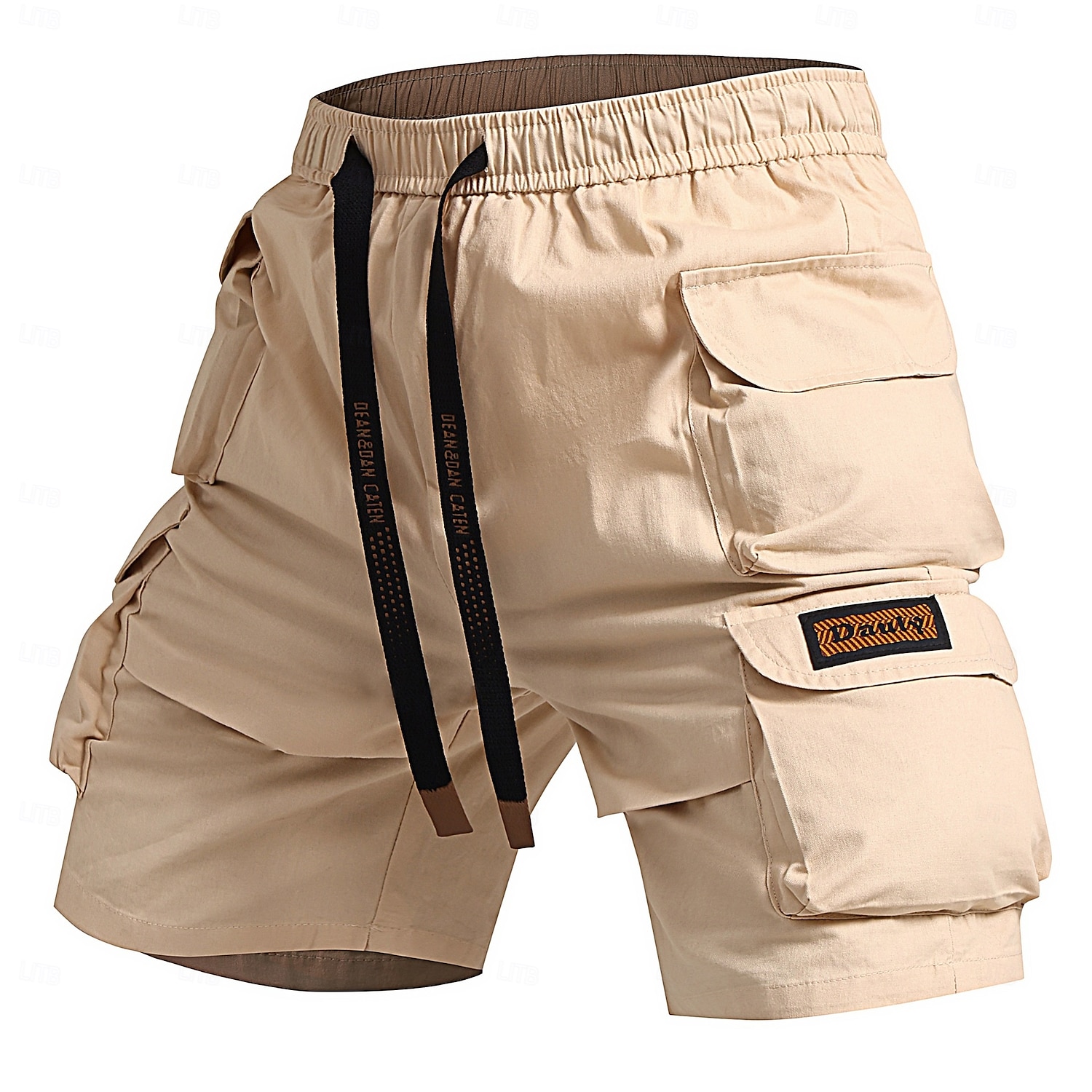 Herren Cargo-Shorts Camping-Shorts Shorts mit Camouflage-Muster Wander-Shorts Elastischer Bund Gerader Schnitt 6 Taschen Einfach Tarnung Feuchtigkeitsableitend tragbar Knielang Outdoor Lässig Täglich 2025 - $25.99 –P9