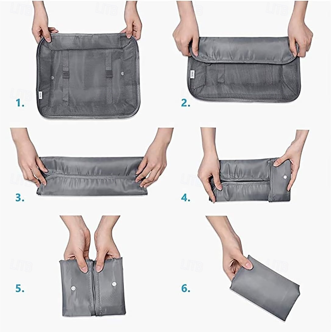 8-Piece Compression Packing Cubes Set for Travel, Luggage Organizer, Clothing and Accessories Sorting Storage Bags, Suitcase Organizing Set for Efficient Packing 2025 - $17.49 –P2