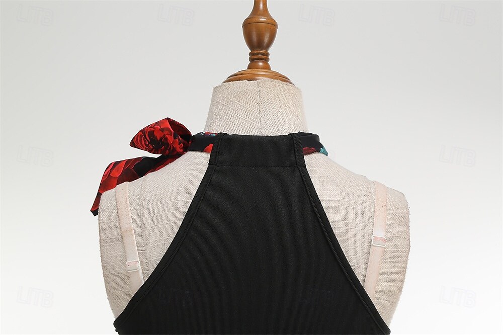 Retró 1950-es Rockabilly Ruhák Swing ruha Virágos Női Farsang Álarcos mulatság Hétköznapi viselet Felnőttek Ruha Hazatérő ruhák 2025 - $21.99 –P4