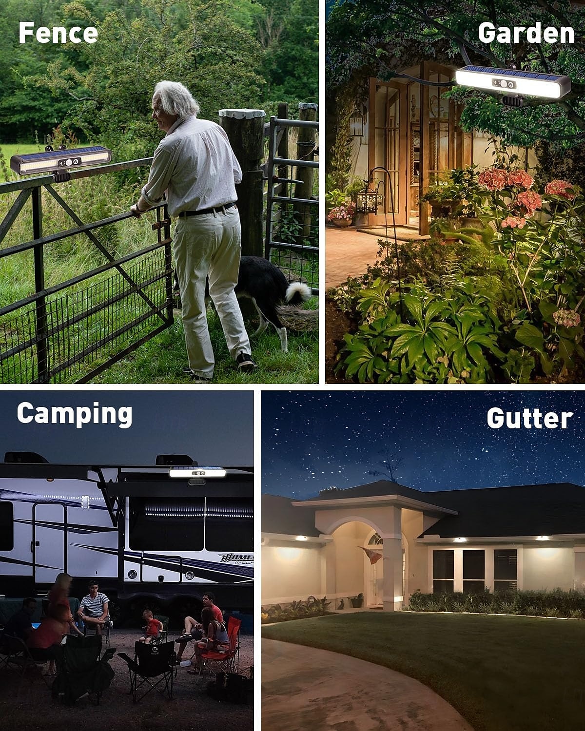 LED Street Lights Clip On Solar Motion Lights Outdoor Waterproof Solar Fence Lights Outdoor with 3 Lighting Modes 36 LED Portable Security Light for Fence Gutter Backyard Garage Camping (2Pcs 1PC) 2025 - $23.99 –P7