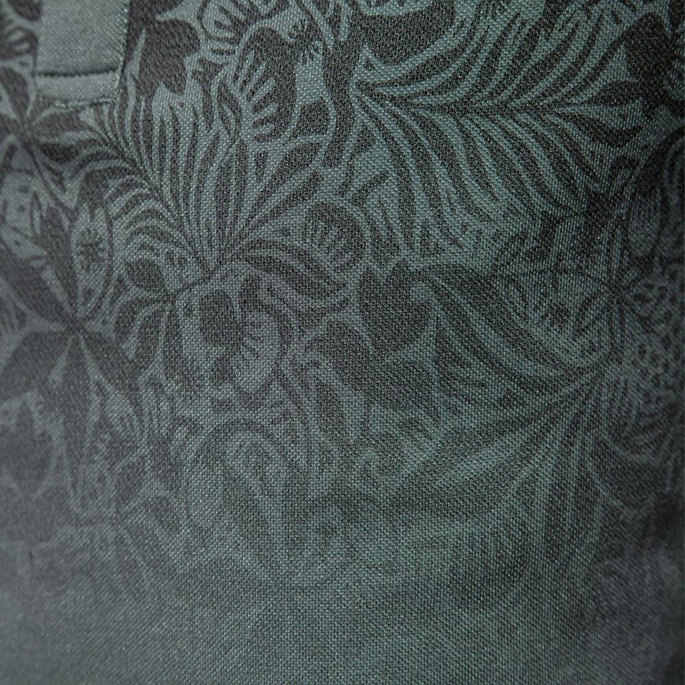 Homens Pólo Polo de malha Formal Trabalho Aberto para a Lateral Manga Curta Floral Botões Estampado Primavera Azul denim Branco Azul Marinha Verde cáqui Azul Claro Pólo de 2026 por $25.99 –P32