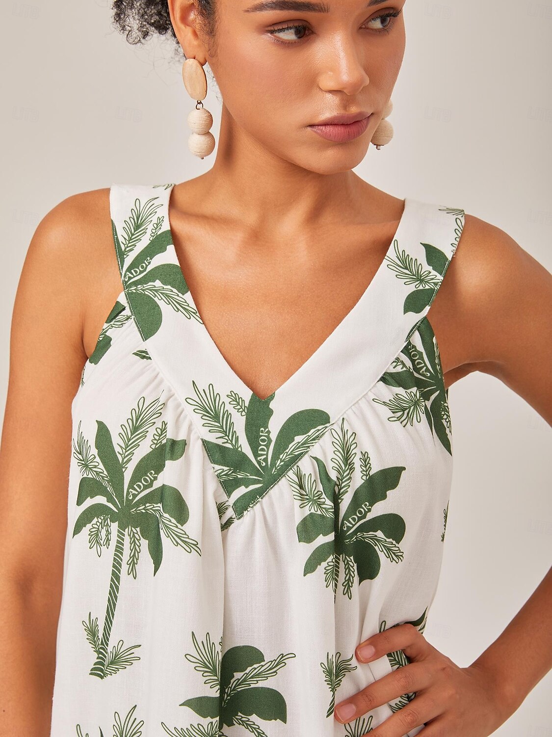 resort print losse tank mini jurk 2025 - $45.99 –P4