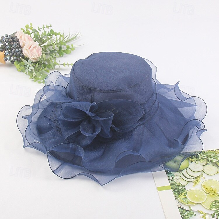 Accesoriu de Păr Tul Nuntă Serată Elegant Nuntă Cu Flori Diadema Articole Pentru Cap 2025 - $20.99 –P9