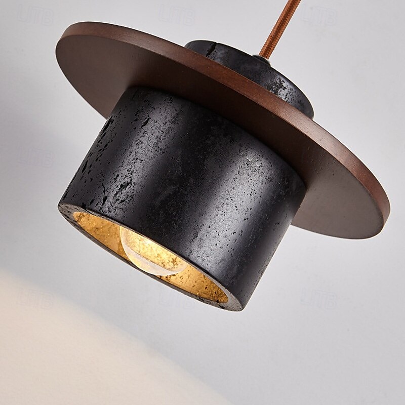 2 lumières 3 lumières 20 cm Design Unique conception avec îlot Suspension Bois Pierre Finitions peintes Moderne Style Nordique 85-265V de 2025 ? $124.99 –P9
