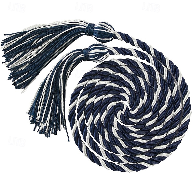 Lot de 10 cordons d'honneur de remise de diplôme de 67 pouces, cordons d'honneur à pompon de remise de diplôme, cordons d'honneur en vrac pour étudiants diplômés de 2025 ? $20.99 –P14