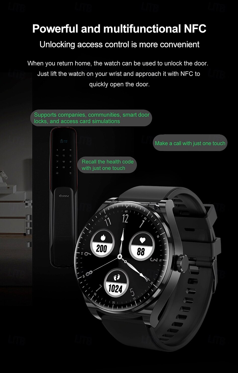 696 N15 Εξυπνο ρολόι 1.53 inch Έξυπνο ρολόι Bluetooth ΗΚΓ + PPG Βηματόμετρο Υπενθύμιση Κλήσης Συμβατό με Android iOS Γυναικεία Άντρες Κλήσεις Hands-Free Υπενθύμιση Μηνύματος IP 67 Θήκη ρολογιού 51mm 2025 - $73.99 –P10