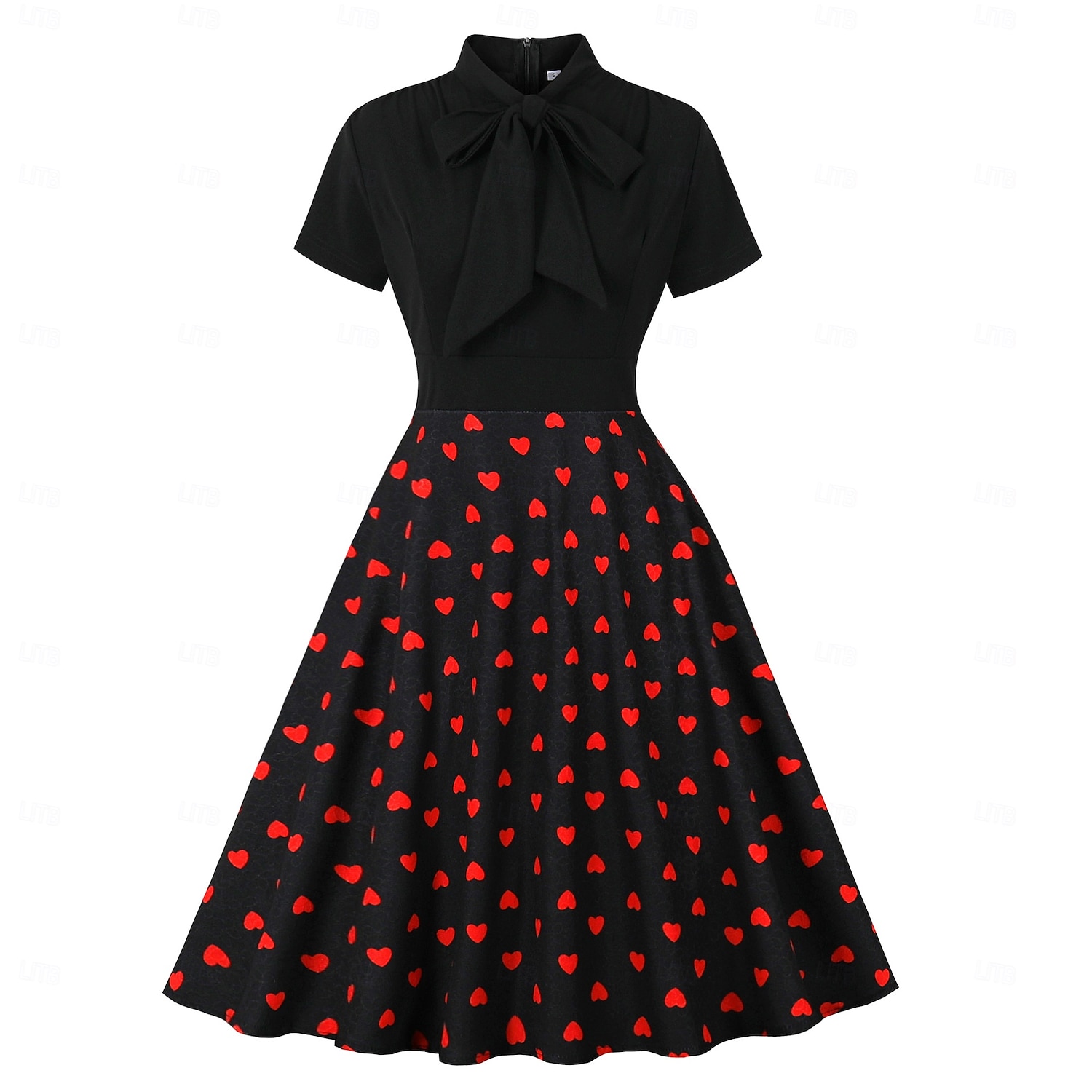 Retro Vintage 1950s Dress Swing Dress Heart Women's Carnival Masquerade Daily Wear Bachelorette Party Adults' Dress Homecoming Dresses 2025 - $35.99 –P1