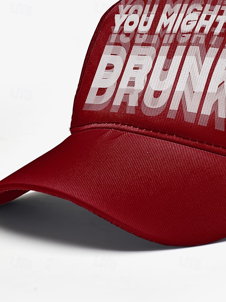 morsom full baseballcaps – justerbar unisex-festlue, uformell snapback for menn og kvinner, nytt drikketilbehør for festivaler, barer og kvelder 2025 - $14.99 –P7