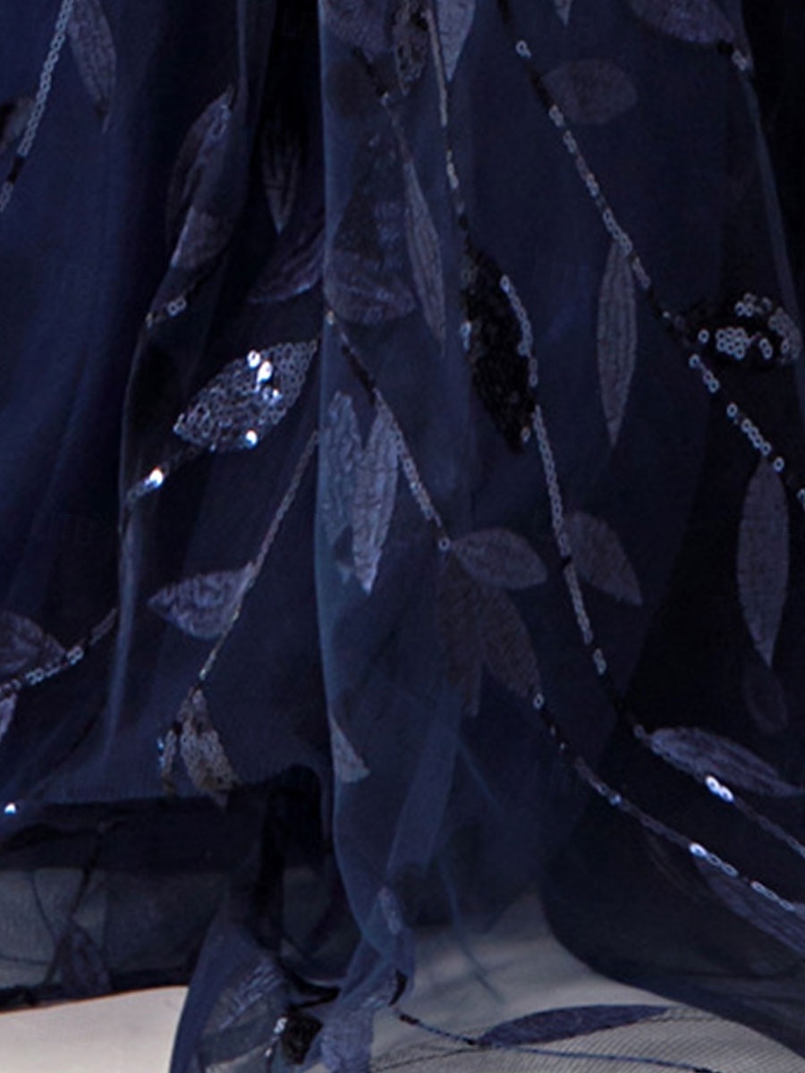 Robe de bal A-Line de quinceanera Élégante robe de mariage invité longueur au sol manches courtes dénudée en polyester sans dos avec plis de 2025 ? $109.99 –P7