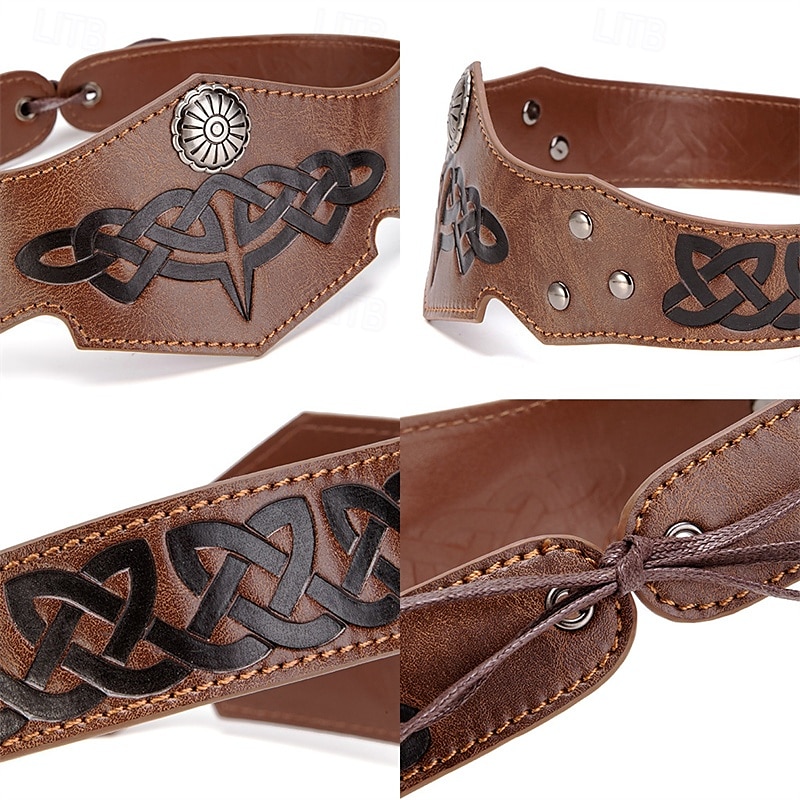 عتيق / معتق العصور الوسطى عصر النهضة تاج باندانا للرأس محارب الفايكينج ملابس تنكرية رجالي الفايكينج عيد الرعب مهرجان أداء مناسب للحفلات LARP للبالغين عقال 2025 - $12.49 –P5