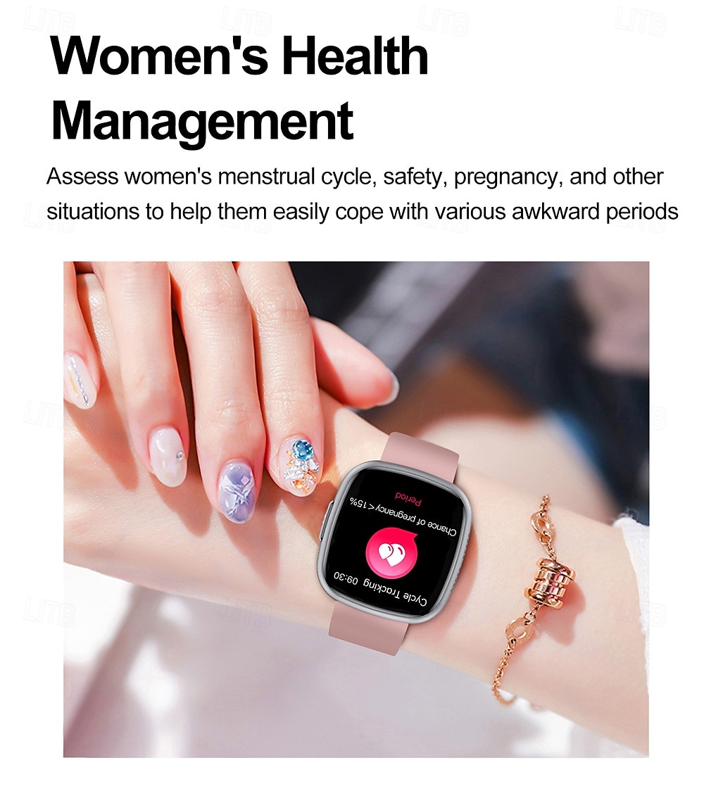 Smart Watch Blood Glucose ECG Blood Pressure Body Temperature Monitor Android iOS IP68 1.75 2025 - $69.99 –P12