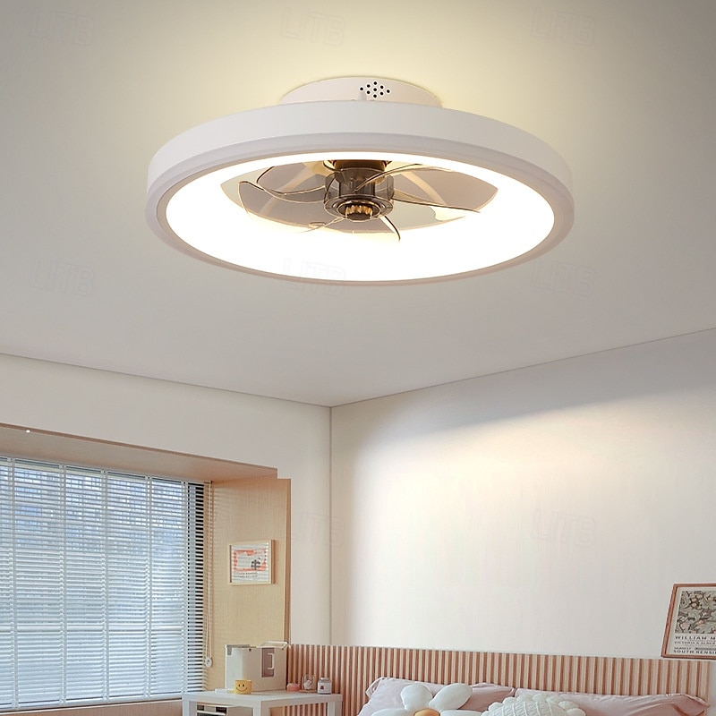2-flammig 50 cm Dimmbar Deckenventilator Metall Acryl Modern Nordischer Stil 220-240V 2025 - $359.89 –P5