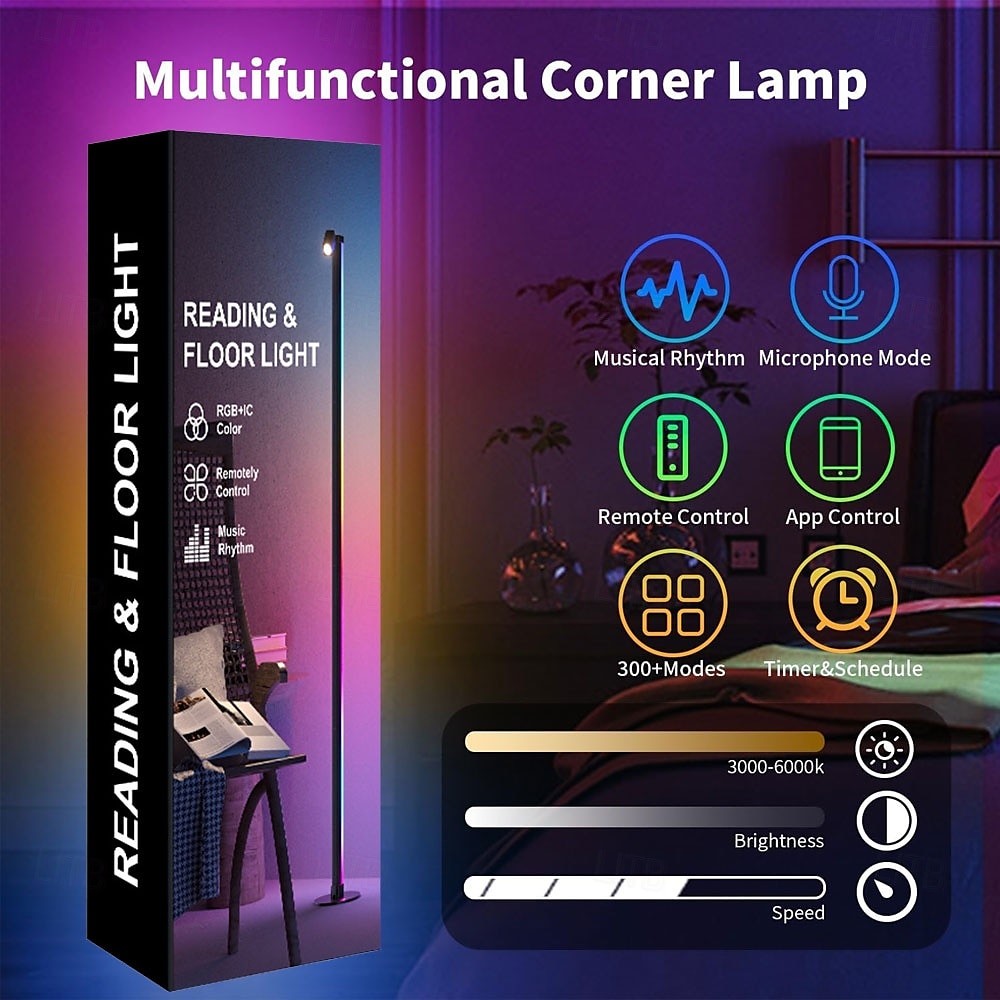 2025年 LED 充電式 RGB サウンド制御音楽レベルライトピックアップライトリズムライト音楽レベルインジケーターライト  コレクション – $99.99 –P2