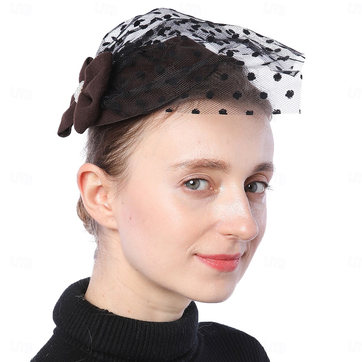 Kopfstück Perle Hochzeit Abendgesellschaft Elegant Hochzeit Mit Tupfen Kopfschmuck Kopfbedeckung 2025 - $11.49 –P10