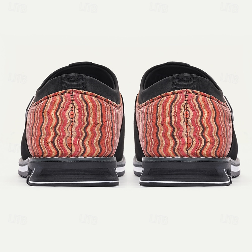 pánské neformální slip-on boty, zářivý vlnitý vzor, lehké pohodlí, obuv městské módy 2025 - $26.99 –P6