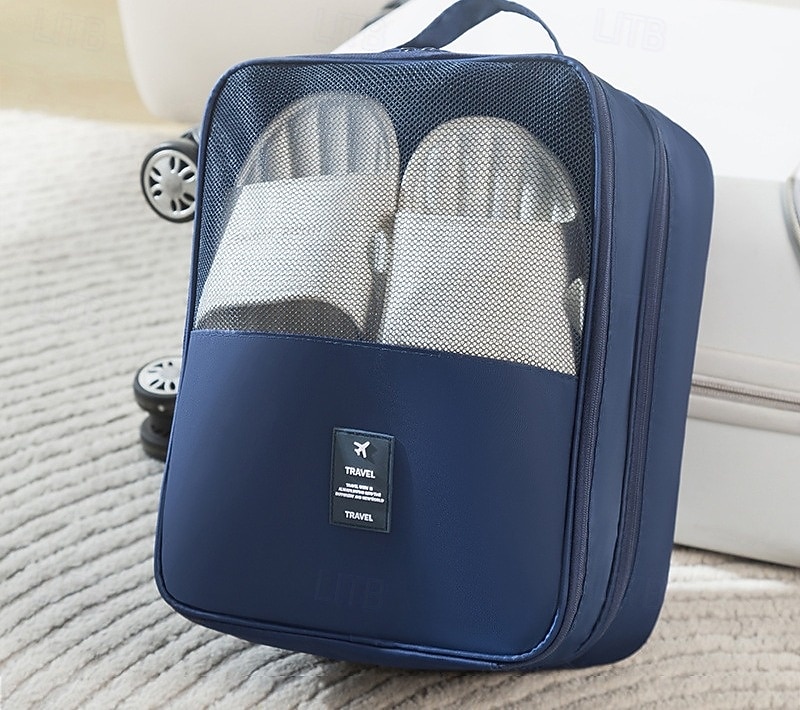 Bolsa de viaje para guardar zapatos, organizador de zapatos portátil a prueba de polvo y engrosado de 3 capas, práctico estuche de viaje. 2026 - $9.99 –P7