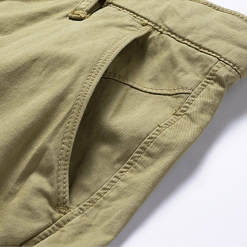 Per uomo Pantaloncini cargo Shorts Pantaloncini Estivi Coulisse Elastico in vita Multi-tasche Semplice Comodità Indossabile Lunghezza al ginocchio All'aperto Sport Quotidiano Moda Casual Nero Cachi del 2025 a $36.99 –P4