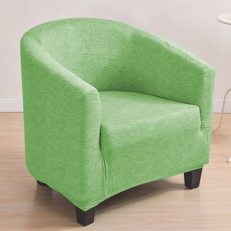 capa de cadeira de poltronas de banheira de clube, capa de sofá simples de lã polar, capas elásticas para sofás, protetor de móveis de sala de estar de 2025 por $31.99 –P3