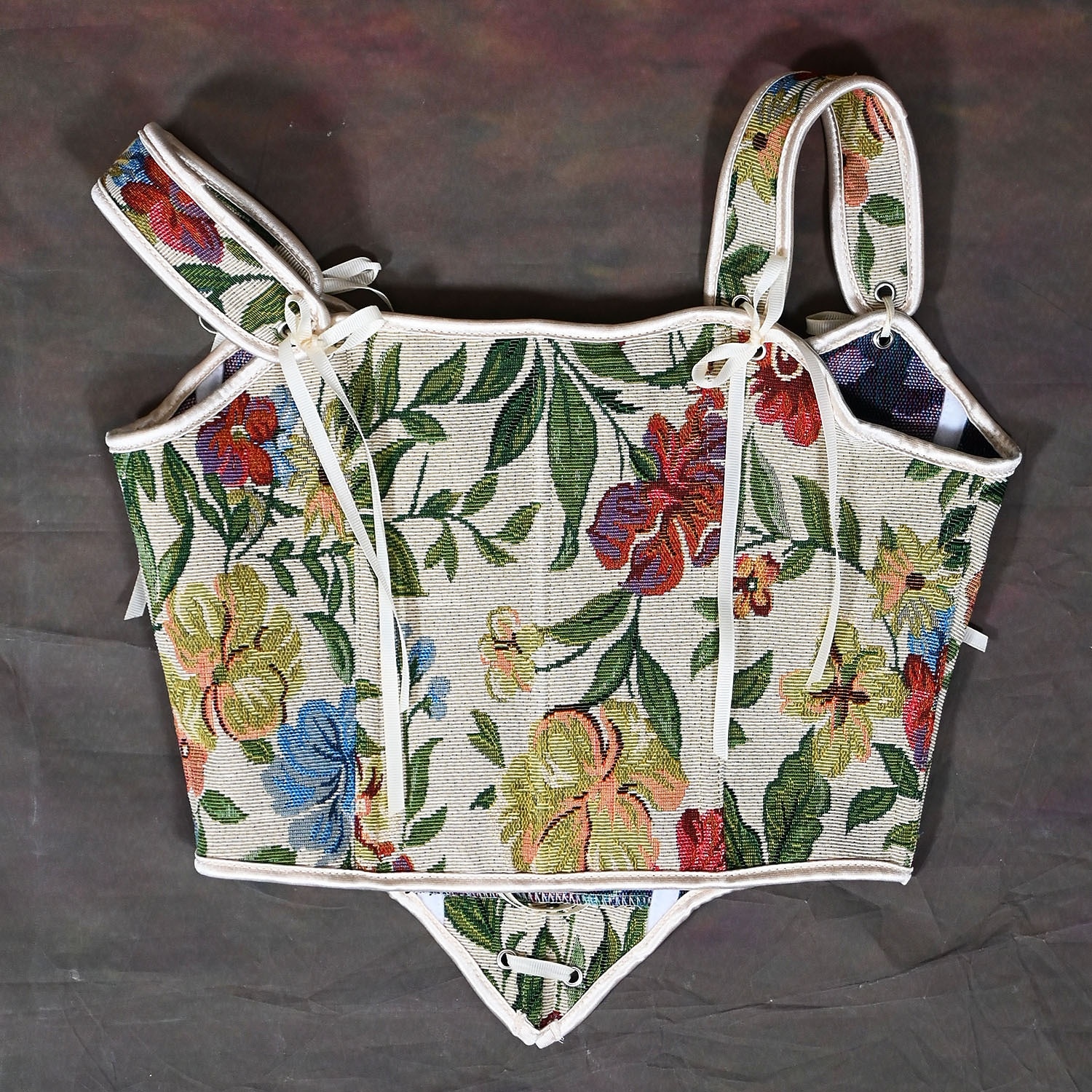 Retró Középkori Reneszánsz Fűző Prsluk Bustier Viking Fűzős Virágos Jelmez Női Kelta Fantasy Mindszentek napja Farsang Teljesítmény Parti LARP Felnőttek Fűző 2025 - $30.99 –P17
