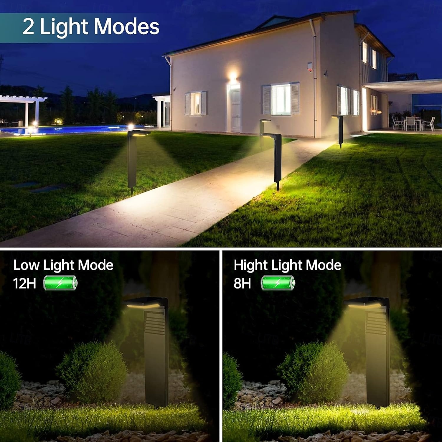 LED Solar Pathway Lights Outdoor Waterproof Bright Landscape Path Lights for Yard Patio Backyard Lawn Driveway Walkway Garden Decorative with Warm and Cool White Light 2026 - $41.99 –P3