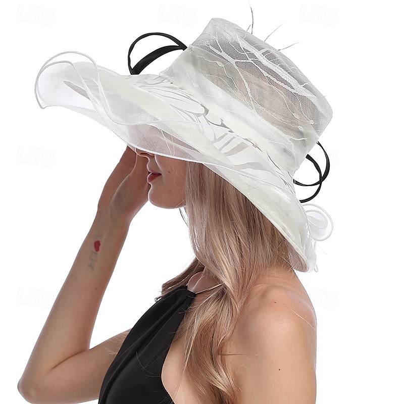 1950-es évek Retro Vintage Derby Kalap Egyházi Kalap Kentucky Derby Kalap Úrnő Nemes Asszony Női Valentin-napi Derby Ascot Lóverseny Fesztivál Felnőtt Kalap Tavasz  Nyár 2026 - $50.99 –P8