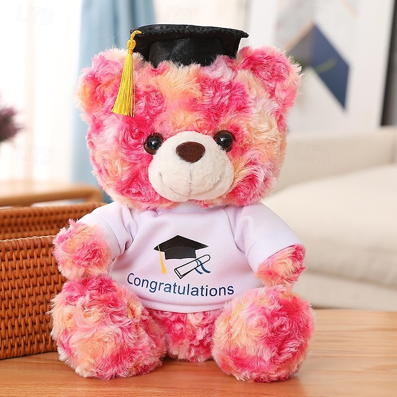 regali di laurea orsacchiotto peluche peluche con diploma di dottorato velluto lingotti d'oro nappa diploma per uomo donna ragazza ragazzo festa di congratulazioni del 2026 a $12.99 –P10