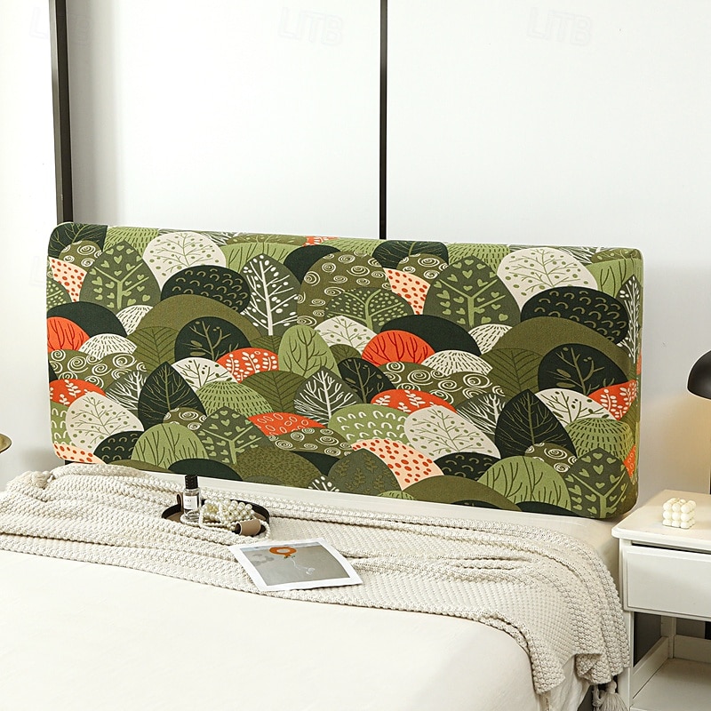 1 capa de cabeceira à prova de respingos de malha elástica jacquard capa de cabeceira para cama no quarto fácil de usar e limpar capa de cabeceira doméstica waffle de 2025 por $27.99 –P16