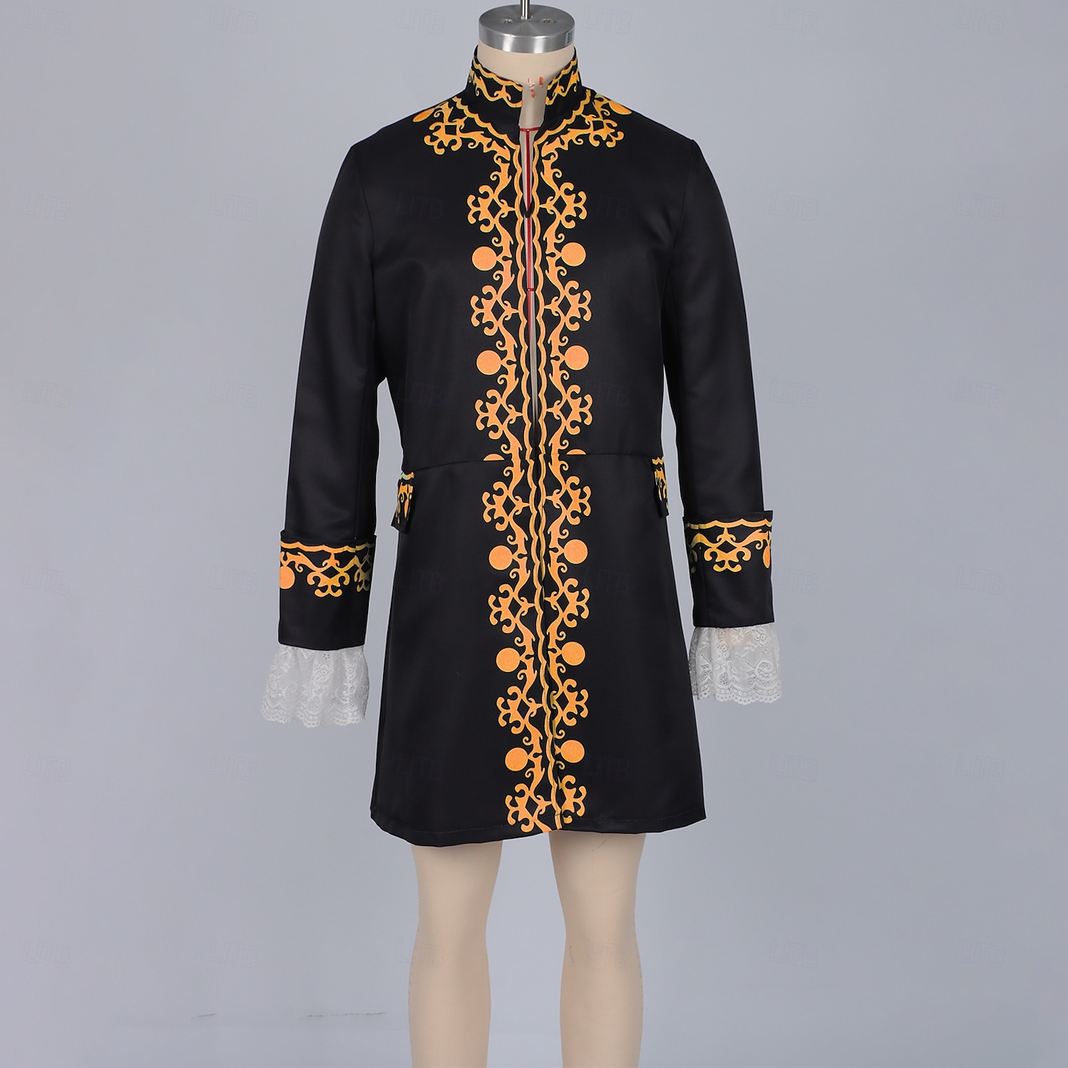 Retro / vintage Kostymer i middelalderstil Steampunk Jakke tailcoat Ytterklær Prins Adelsmann Helfarge Herre Steampunk Karneval Maskerade Fest / aften Voksne Frakk 2025 - $37.99 –P4