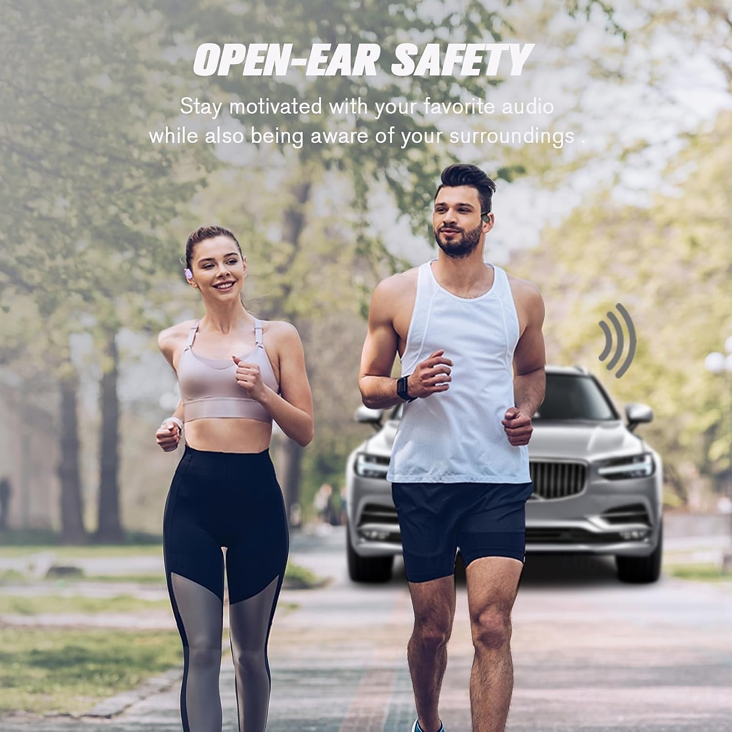 BY01 True Wireless Headphones TWS Earbuds Ear Hook Bluetooth 5.3 Stereo Surround sound ENC Environmental Noise Cancellation for Apple Samsung Huawei Xiaomi MI  Everyday Use Jogging Trekking Mobile 2025 - $26.99 –P5
