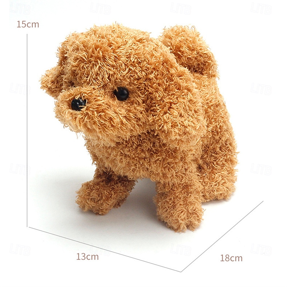 2025年 ぬいぐるみの犬、ぬいぐるみ、インタラクティブな犬ロボット、ロボット犬、吠える、タッチコントロール、電子ペットロボット、子犬のおもちゃ、女の子、赤ちゃん、子供向けのアニメ犬  コレクション – $24.99 –P9