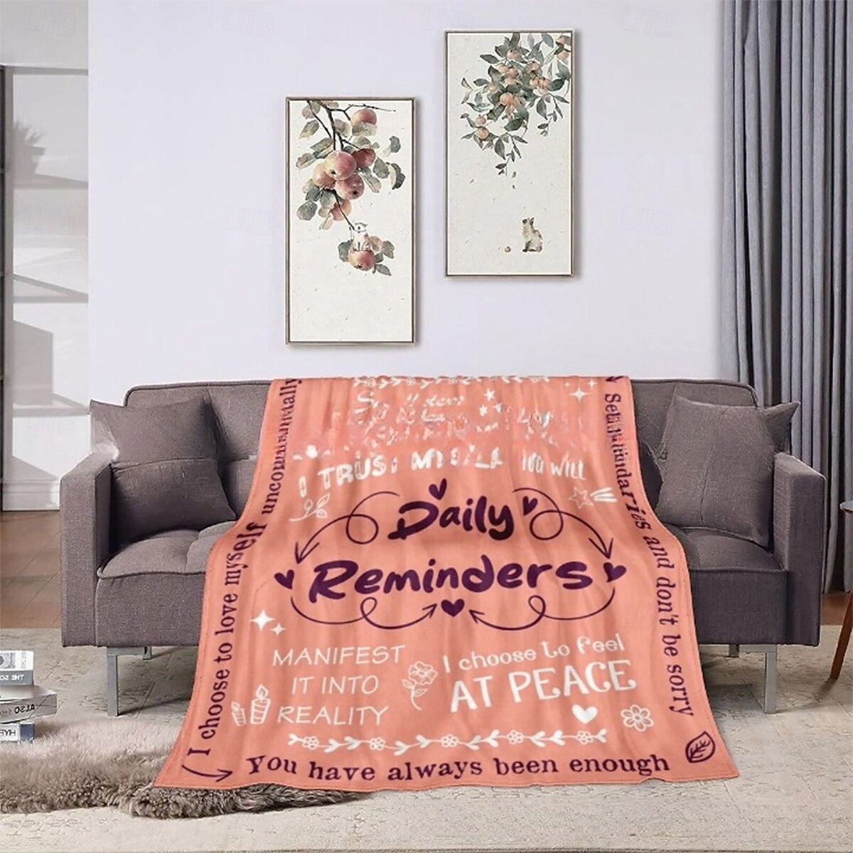 coperta per la festa della mamma, una lettera alla mamma, regalo per la festa della mamma, coperta morbida e accogliente, regalo perfetto per la mamma, motivo floreale o a cuore, calda e confortevole del 2025 a $19.99 –P2