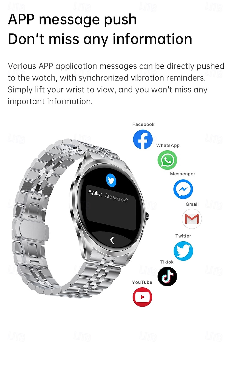 696 TN88 Orologio intelligente 1.43 pollice Intelligente Bracciale Bluetooth Pedometro Avviso di chiamata Monitoraggio del sonno Compatibile con Android iOS Da donna Da uomo Chiamate in vivavoce del 2025 a $65.99 –P11