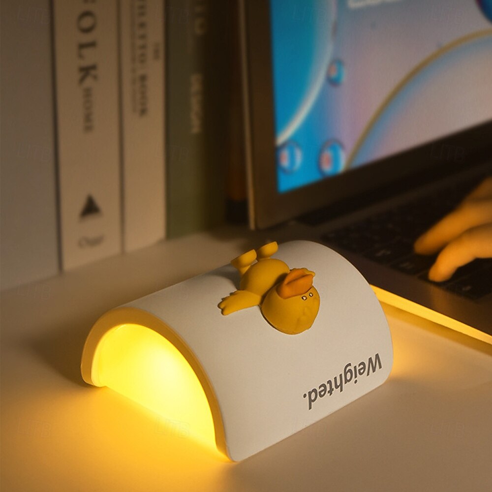 Veilleuse LED décorative en forme de canard, lampe de bureau à intensité variable et rechargeable, éclairage pour enfants, réglage de la luminosité de 2025 ? $24.99 –P3