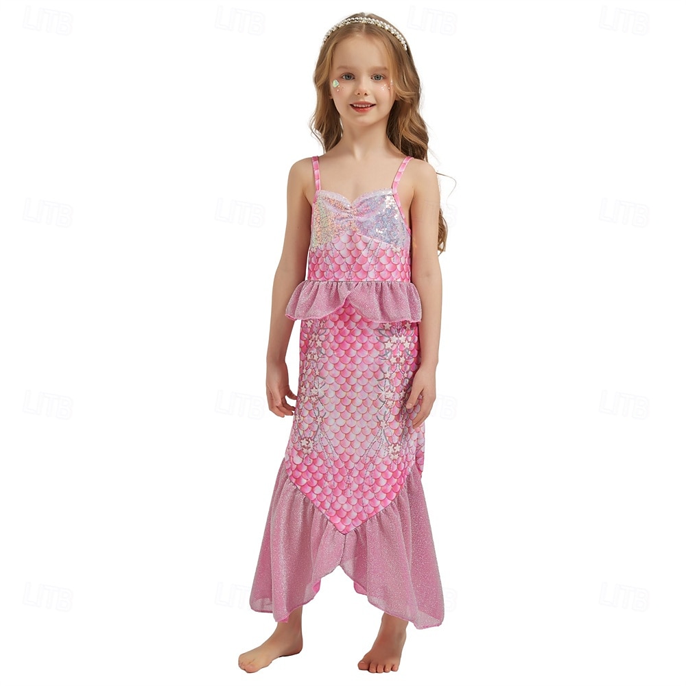 La Sirenetta Principessa Sirena Vestito Costume per festa a tema Cosplay Cosplay di film for Ragazze Bambini Carnevale Mascherata Feste Ferie del 2025 a $34.09 –P10