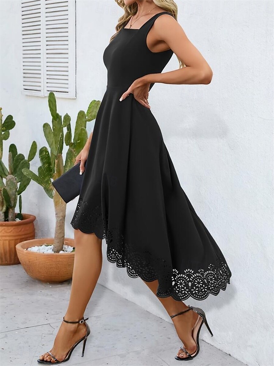 Mujer Mini vestido Vestido de graduación Vestido de Fiesta Vestido de verano Vestido lencero Elegante Moda Fiesta Invitado a la boda Fiesta de Cóctel Ajuste regular Plano Sin Mangas Correa de 2025 - $31.99 –P4