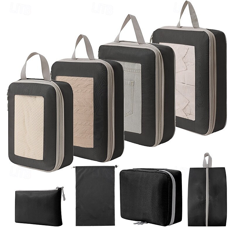 Compression Packing Cubes for Travel, Luggage & Backpack Organizer Set, Space Saver Storage Bags for Clothes, Shoes, Toiletries, Makeup & Digital Accessories 2025 - $21.99 –P10