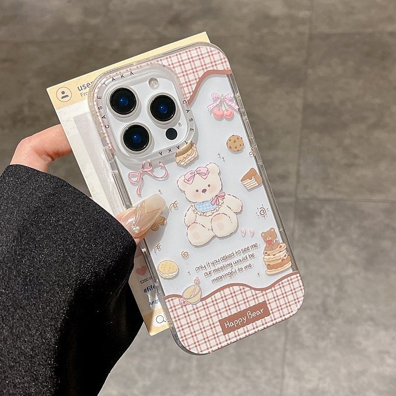 puhelin Etui Käyttötarkoitus iPhone 16 15 14 Pro Max iPhone 16e iPhone 13 Takakuori Iskunkestävä Piirretty TPU Akryyli 2025 - $12.99 –P8