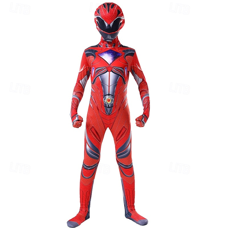 Tommy Oliver Cosplay-kostym Jumpsuit Cosplay Film-cosplay for Herr Dam Pojkar Barn Vuxna Karnival Maskerad Fest Maskerad 2025 - $25.99 -P5