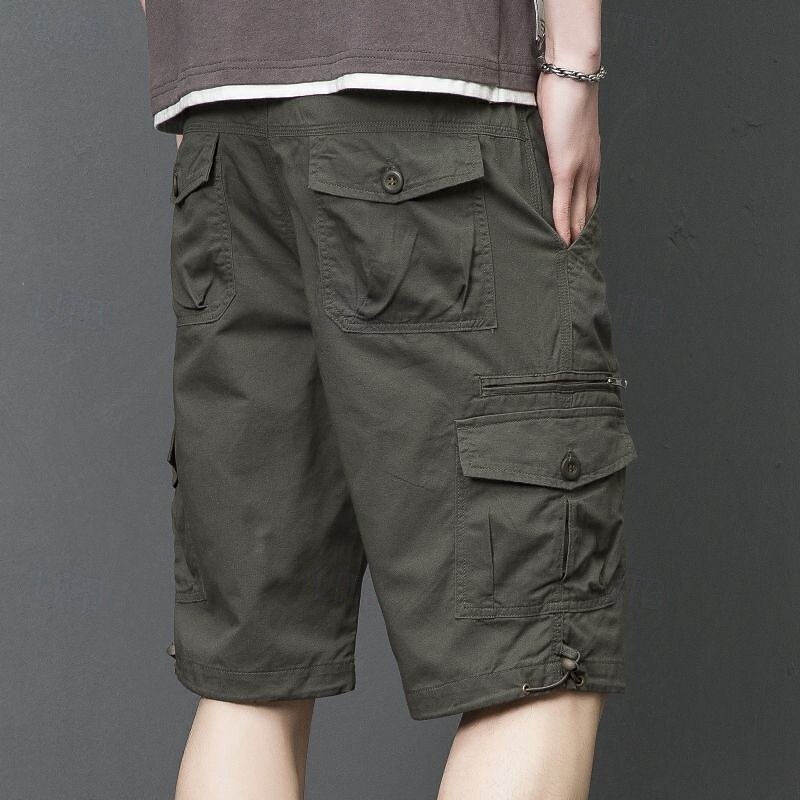 Per uomo Pantaloncini cargo Shorts Pantaloncini Estivi Coulisse Elastico in vita Multi-tasche Semplice Comodità Indossabile Lunghezza al ginocchio All'aperto Sport Quotidiano Moda Casual Nero Giallo del 2025 a $26.99 –P9
