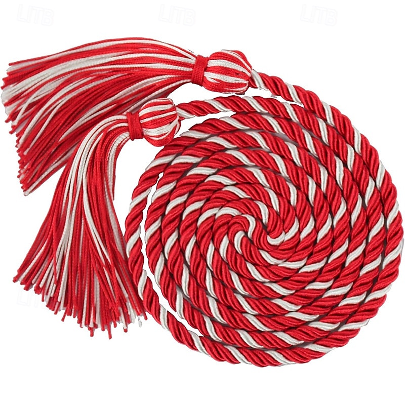 Lot de 10 cordons d'honneur de remise de diplôme de 67 pouces, cordons d'honneur à pompon de remise de diplôme, cordons d'honneur en vrac pour étudiants diplômés de 2025 ? $20.99 –P4