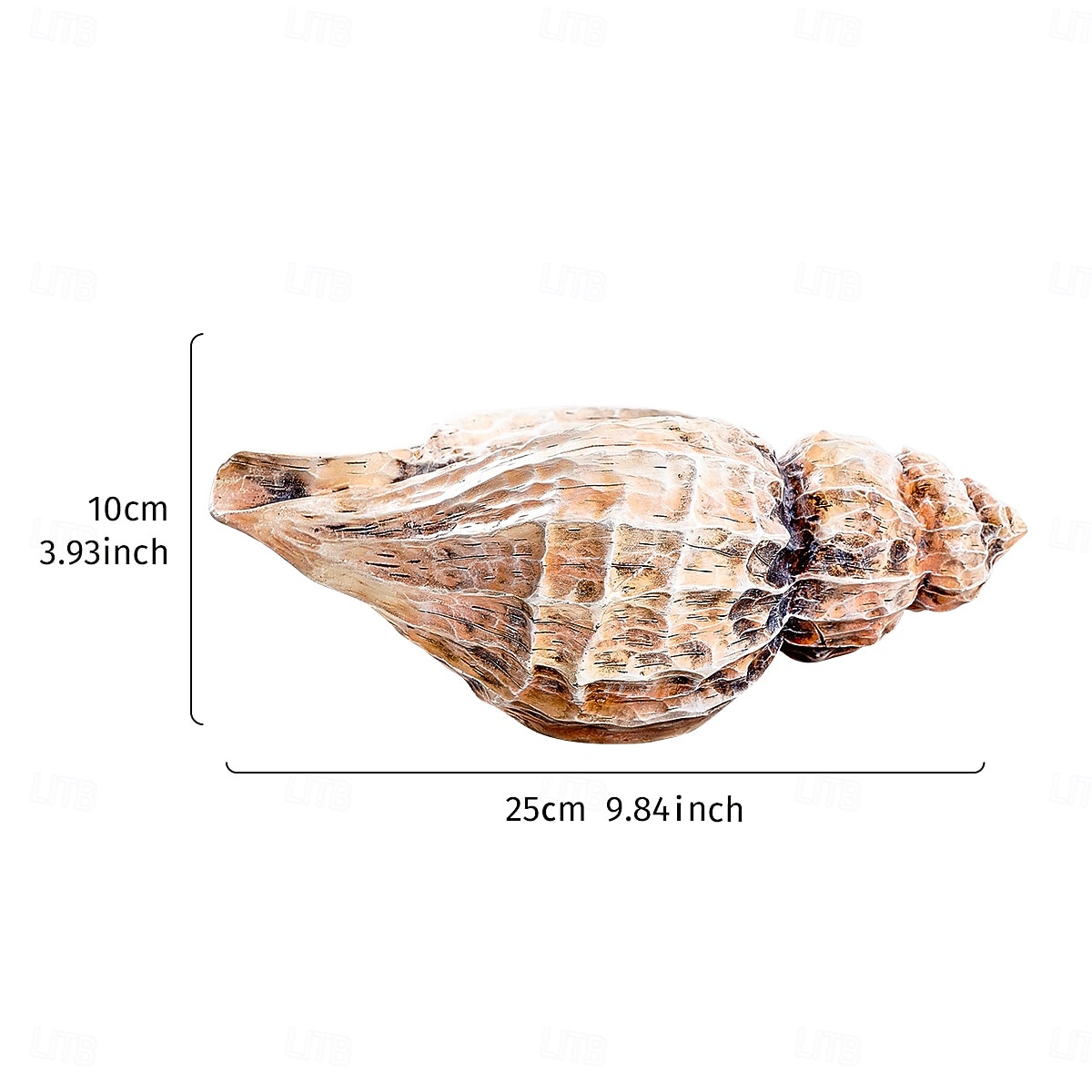 Seashell Shaped Resin Vase, 9.8-Inch Bohemian Tabletop Flower Vase, Indoor Decorative Hydroponic Planter for Home Decor and Gifts 2025 - $14.49 –P3