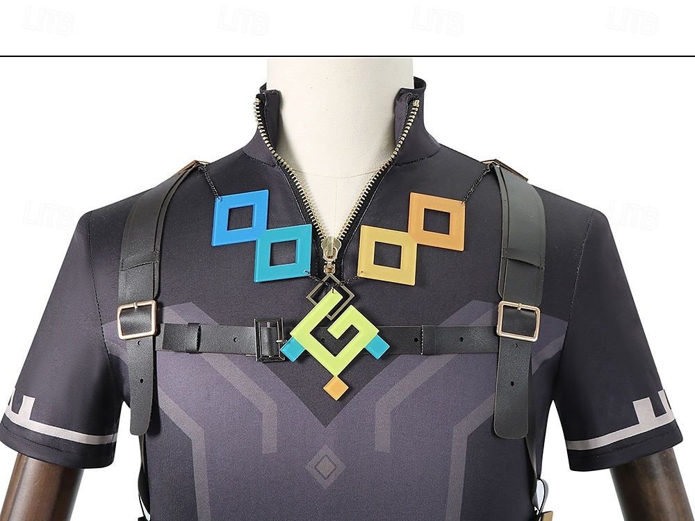 Genshin Impact Kinich Anime Cosplay kostým Boty Cosplay Paruky Cosplay obleky Cosplay Paruky Cosplay boty Karneval Plesová maškaráda Výkon Párty Vrchní deska Kalhoty Korzet Pro Pánské Dospělé 2025 - $69.64 –P14