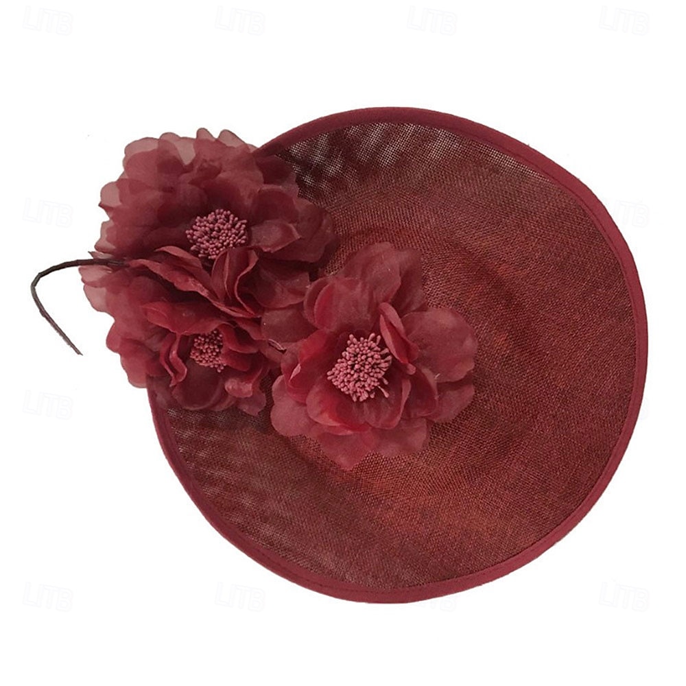 Hodeplagg Stoff Fedora-hatt Bryllup Fødselsdag Temafest Hesteveddeløp Elegant Vintage Søt Med Fjær Blomsterhodeplagg 2025 - $39.99 –P8