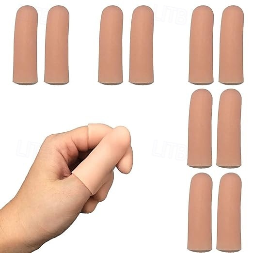 Lot de 10/20 protège-doigts en gel, protège-doigts en silicone, idéal pour soulager les douleurs du doigt, l'arthrite, les craquelures et autres douleurs des doigts de 2026 ? $13.99 –P9