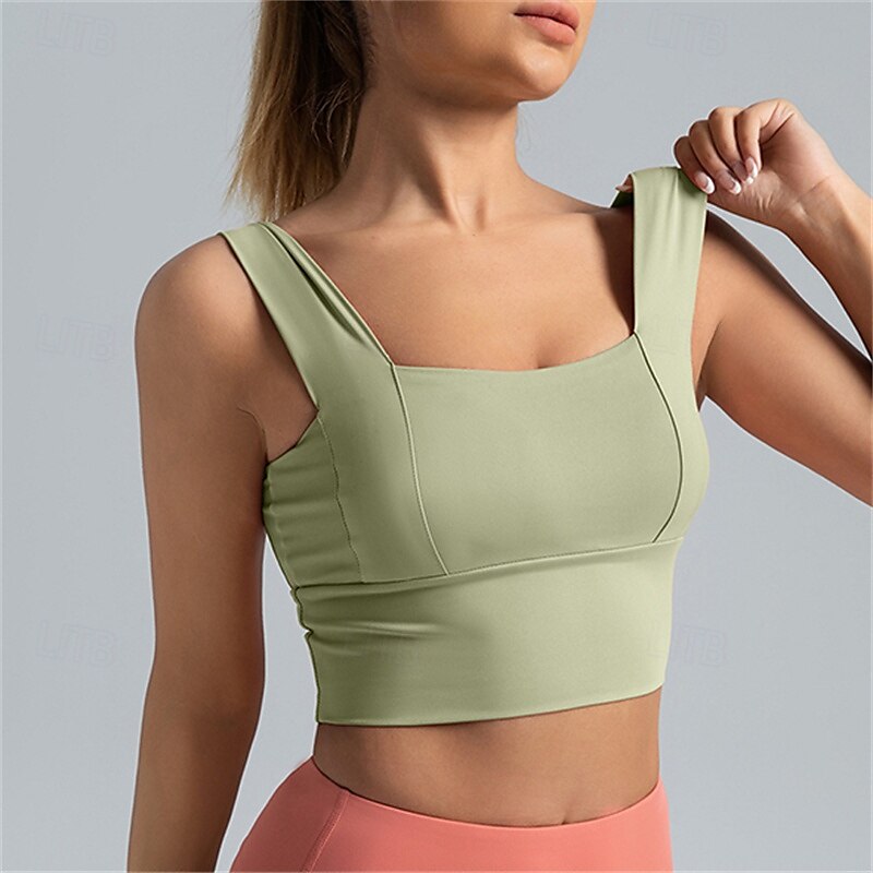 Per donna Sostegno leggero Reggiseno sportivo Reggiseno da corsa Schiena aperta Senza ferretto Top reggiseno Imbottito Fitness Sport ricreativo Corsa Traspirante Leggero Morbido Spandex Rosa scuro del 2025 a $20.79 –P2